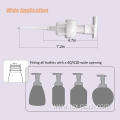 150ml 5oz Frosted Foaming Soap Pump Bottle Pet for Custom Color And Logo Printing